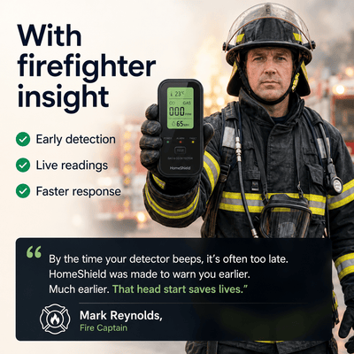 HomeShield™ | 4 - in - 1 Smart CO Detector - HomeShield