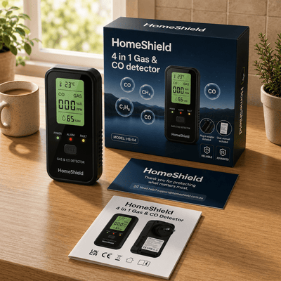 HomeShield™ | 4 - in - 1 Smart CO Detector - HomeShield