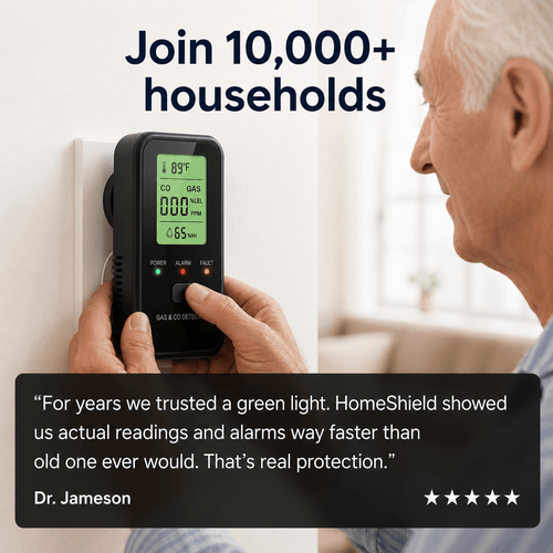 HomeShield® | 4-in-1 Smart CO Detector